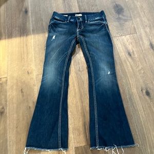 William Rast Dark Blue Flare Jeans